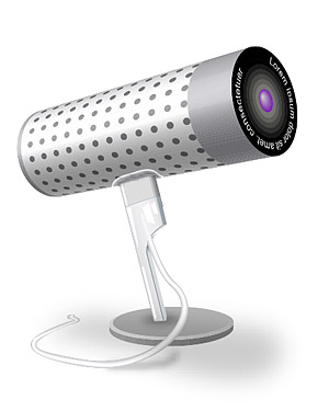 精美电脑摄像头(icam)矢量素材