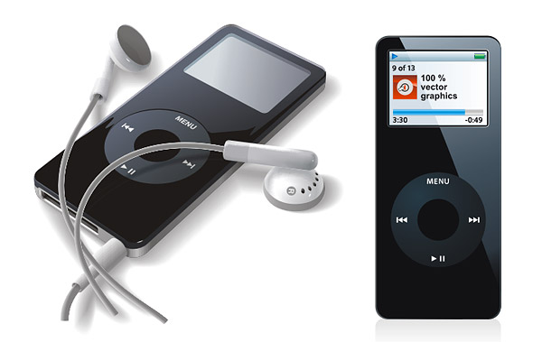 2款iPod矢量素材