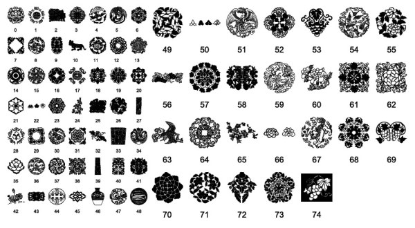中国传统图案矢量素材大全6