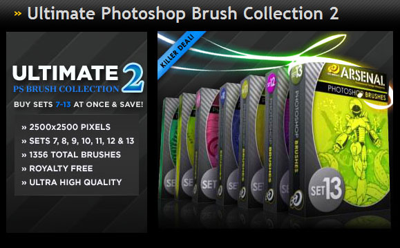 gomedia出品经典潮流Photoshop笔刷Collection-2（上）