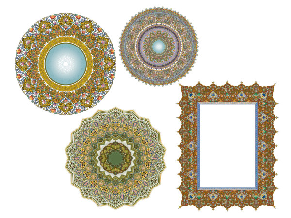 4款精美古典花纹花边-6