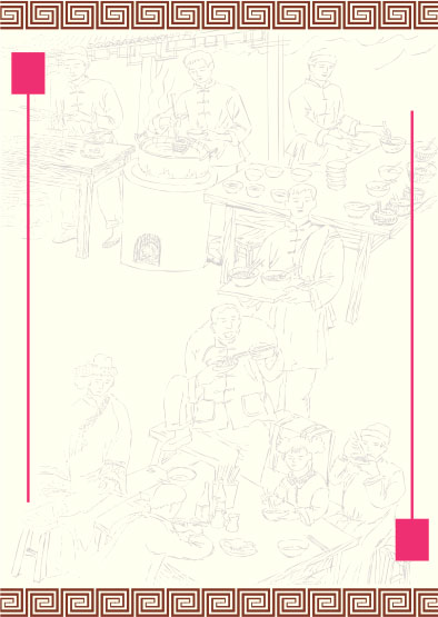 饮食底纹矢量素材