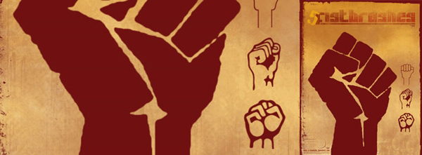 握紧的拳头PHOTOSHOP笔刷！