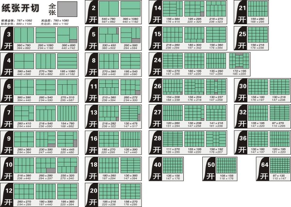 纸张开切图矢量素材