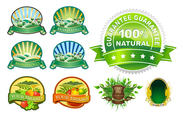 几款漂亮的label矢量素材 