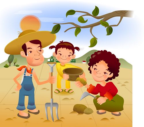 iClickart卡通家庭插画矢量素材-6