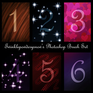 一些可爱的PHOTOSHOP笔刷！