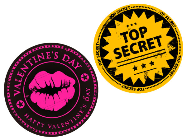 怀旧印章矢量素材-2