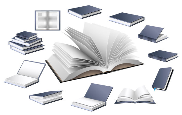 书本矢量素材