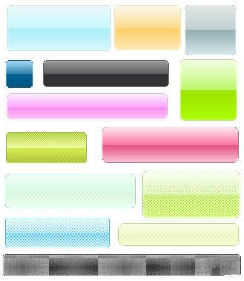 70款清新淡雅PS样式（含PSD图层文件）