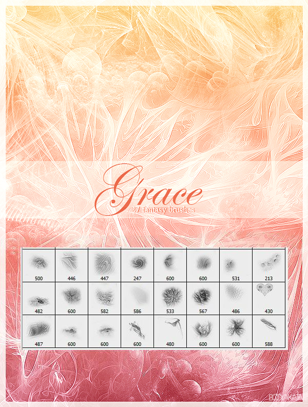 弥漫的光线PS笔刷（附PNG样图）