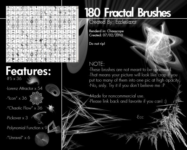 180款曼妙高光PS笔刷