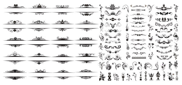 简约时尚花纹矢量素材