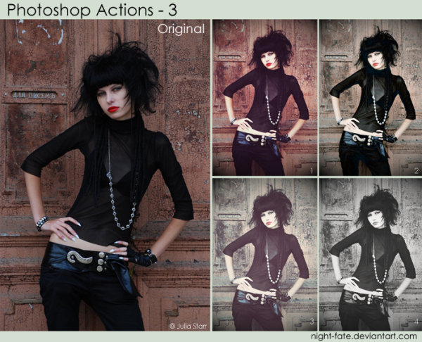 漂亮的人像调色PS动作（之九）&nbsp;