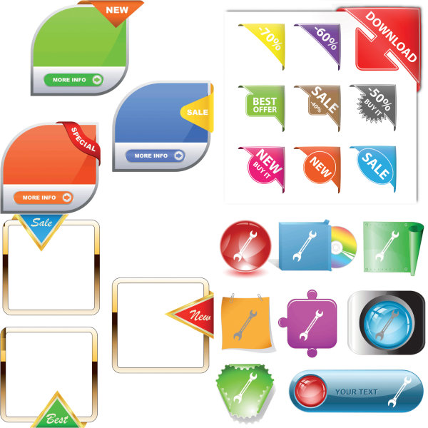 精美包角图标矢量素材