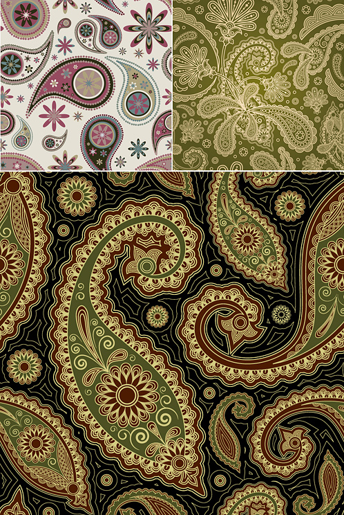 印度火腿纹矢量素材