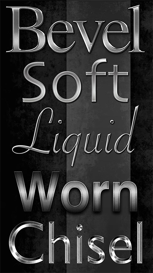 超酷金属字特效ps样式（含psd）