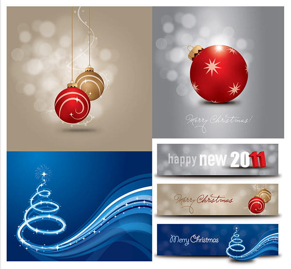 2011年圣诞节矢量素材