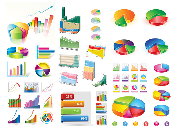 数据统计矢量素材