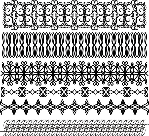 经典传统花纹花边01&mdash;&mdash;矢量素材