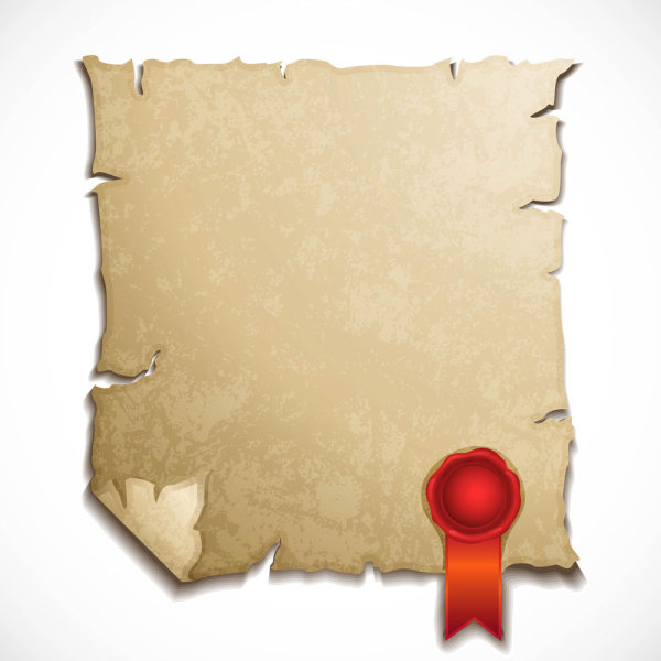 牛皮纸卷纸02&mdash;&mdash;矢量素材