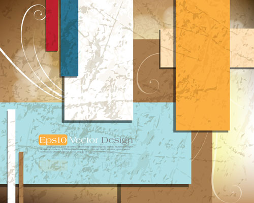 怀旧花纹质地纸张——矢量素材