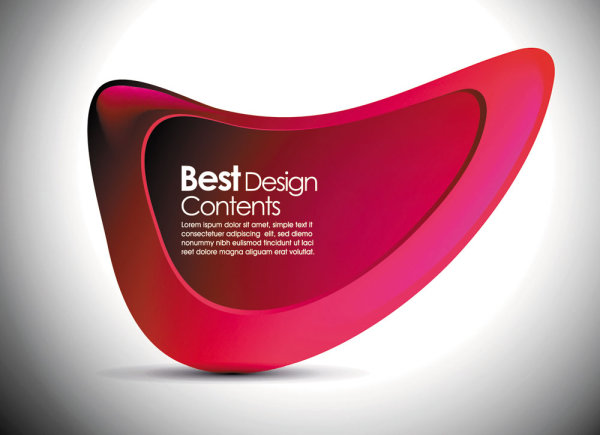 Shiny speech bubbles 04 - vector