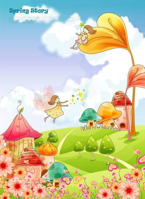 可爱卡通元素07&mdash;&mdash;矢量素材