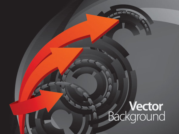 动感箭头01——矢量素材