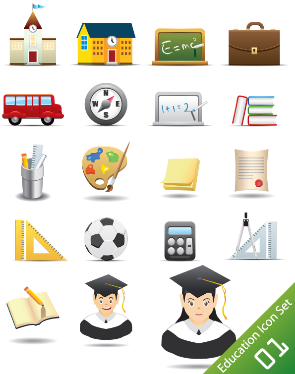 Day-to-day office supplies icon - Vector