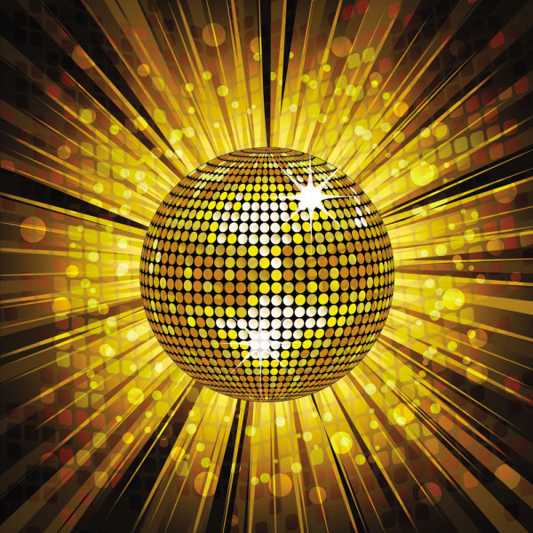 绚丽的灯光特效01——矢量素材