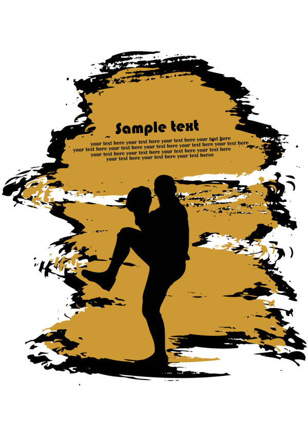 体育项目剪影04&mdash;&mdash;矢量素材