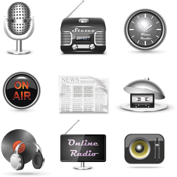 Sound class icon - vector material