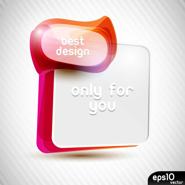 多彩的讲话泡沫02&mdash;&mdash;矢量素材