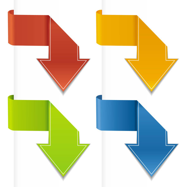 精美箭头包角01——矢量素材