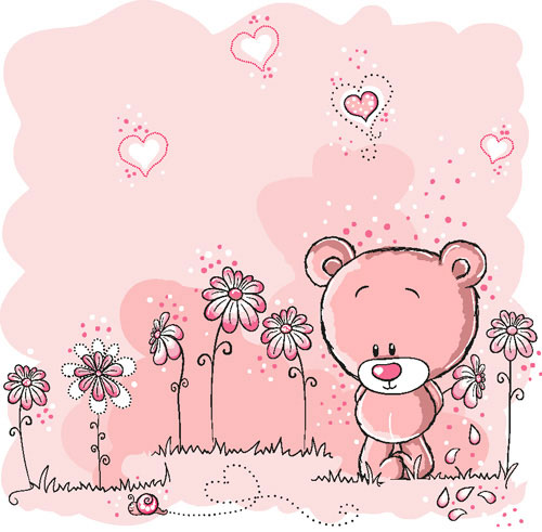 Cute illustrator 02 - vector material