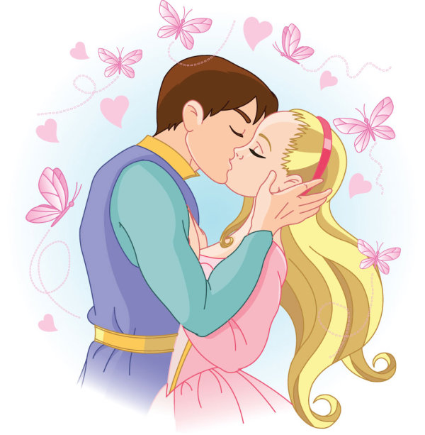 Cartoon Couple 01 - vector material