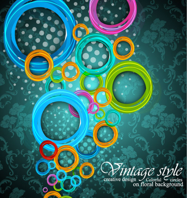 Trend background 02 - vector material