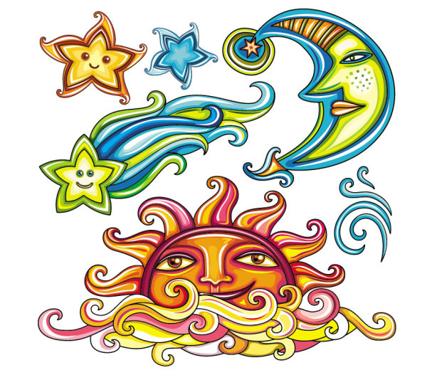 Cartoon Illustration 5 - vector material