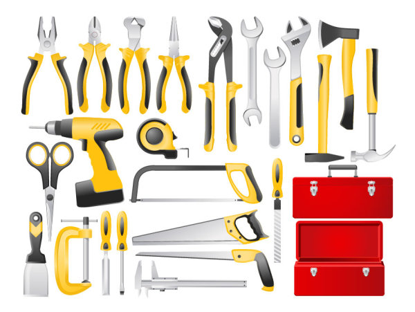 Cartoon Tools 03 - vector material