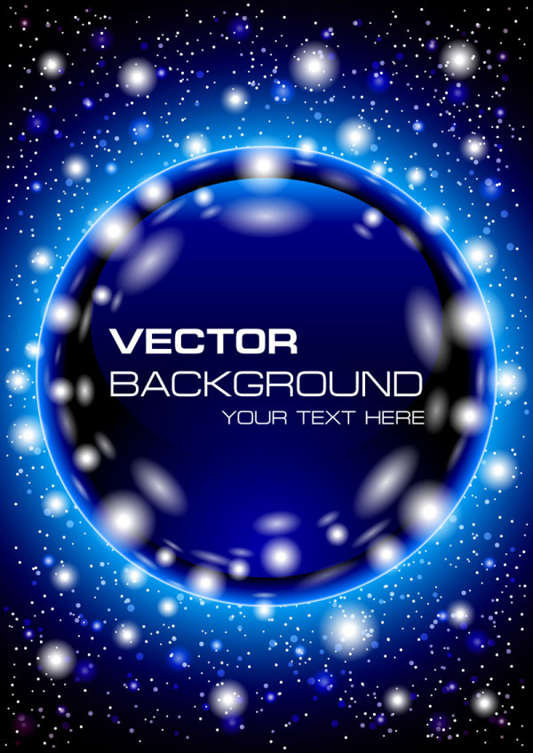 Starry background 04 - vector material