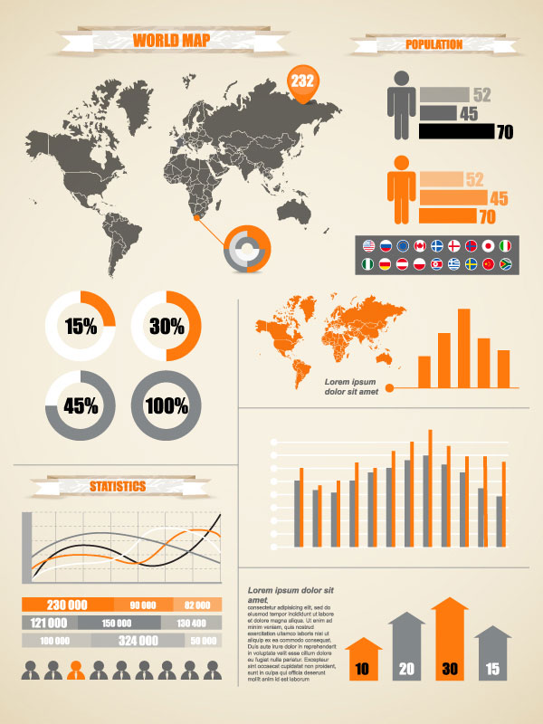 Business data Table 01 - vector material