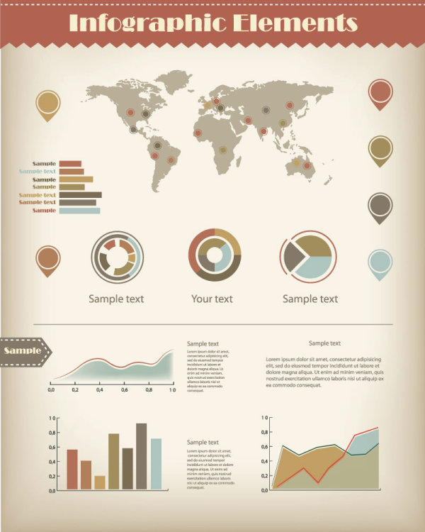 Business data Table 04 - vector material