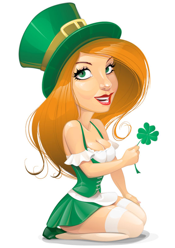 Cartoon woman illustrator 04 - vector material