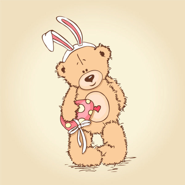 Cartoon Bear 01 - vector material