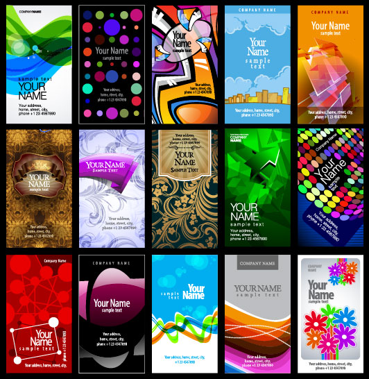 Business card template 02 - vector material