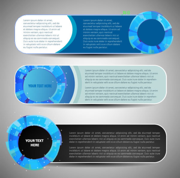 The brilliant banner Label 01 - vector material