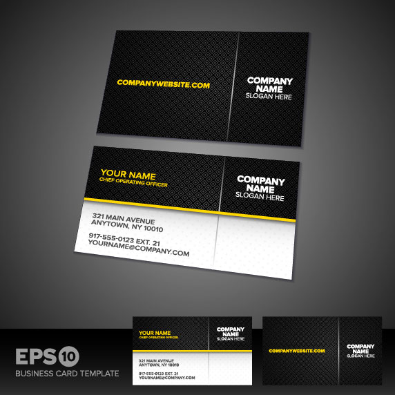 Business card template 02 - vector material