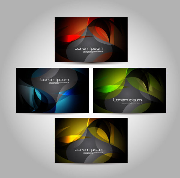 Cool card 02 - vector material