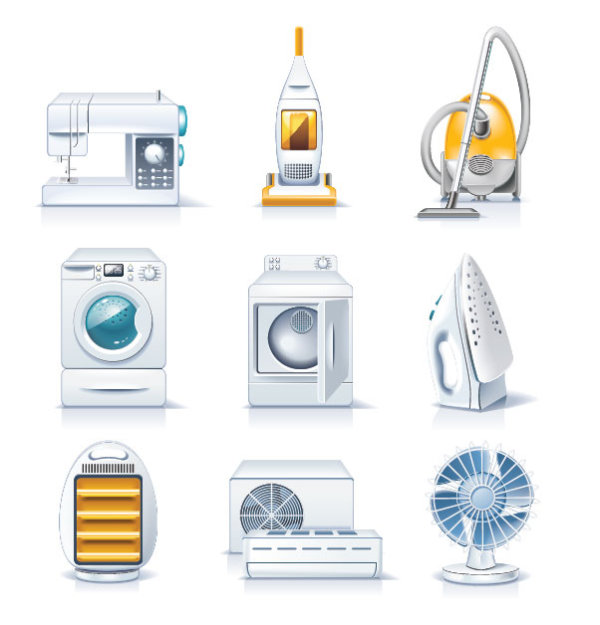 Appliances 01 - vector material